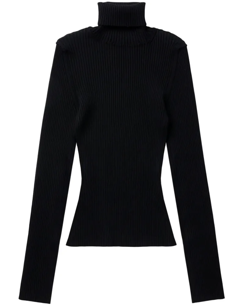 VETEMENTS Pullover im Inside-Out-Look - Schwarz Schwarz