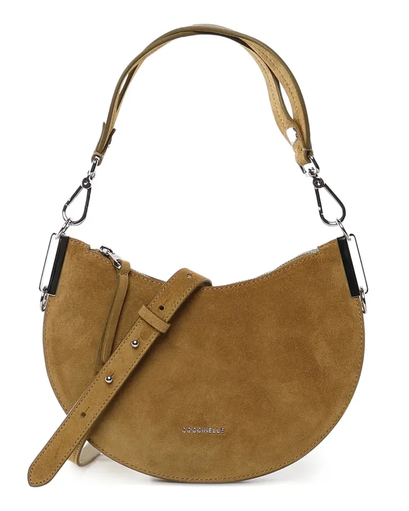 Coccinelle small Sunup suede tote bag - Grün Grün