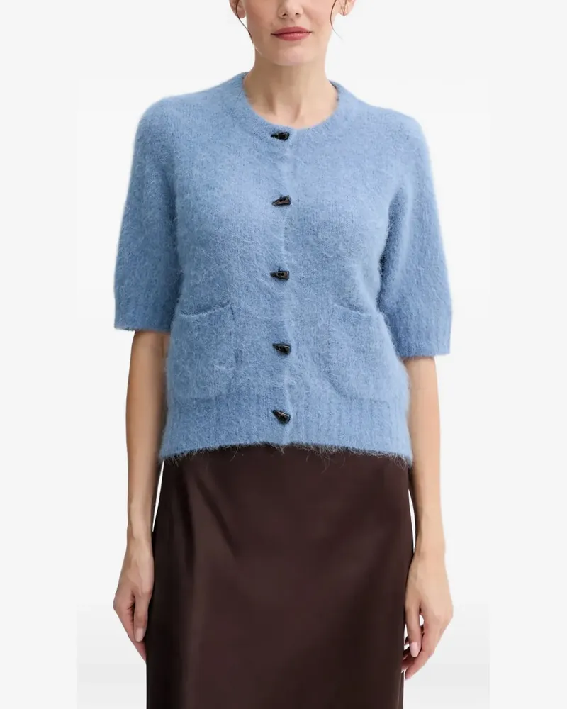MUNTHE Locca short-sleeve cardigan - Blau Blau