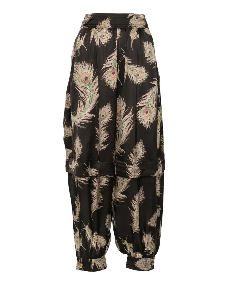 Zimmermann Hose mit Umschlag - Schwarz Schwarz
