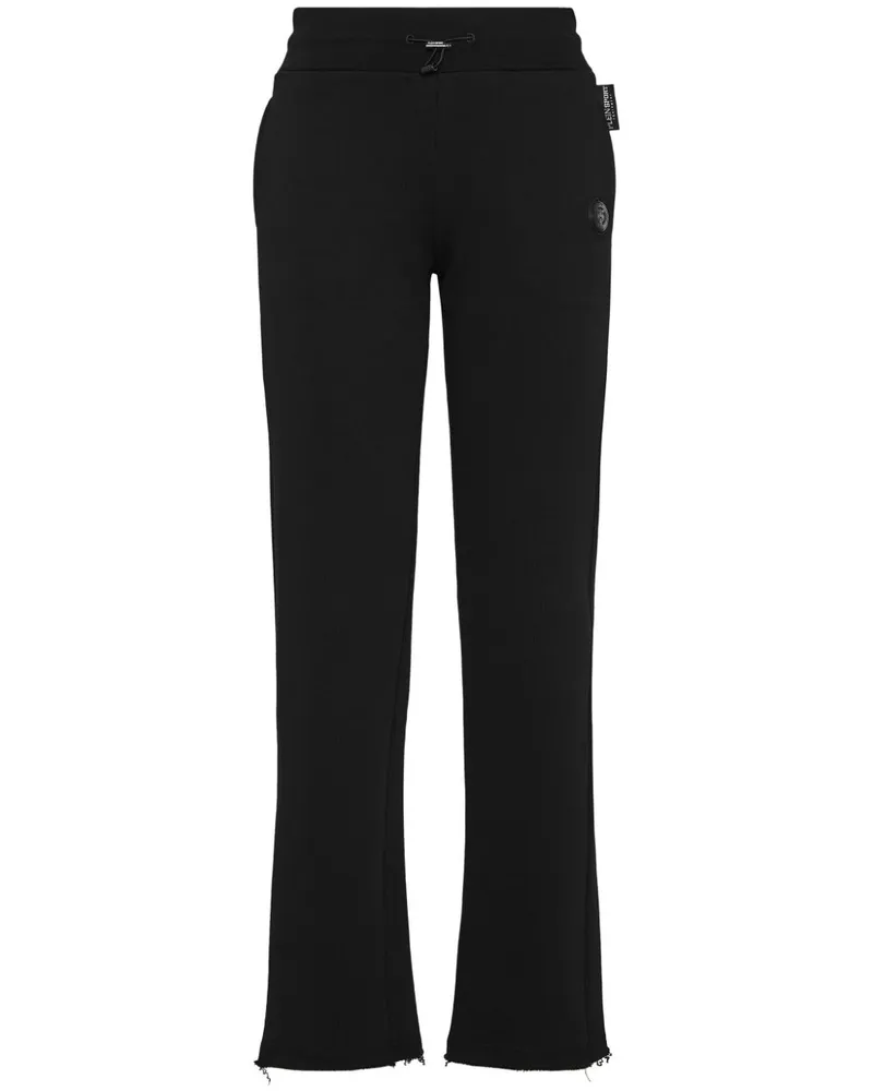 Philipp Plein Jogginghose mit Logo-Applikation - Schwarz Schwarz