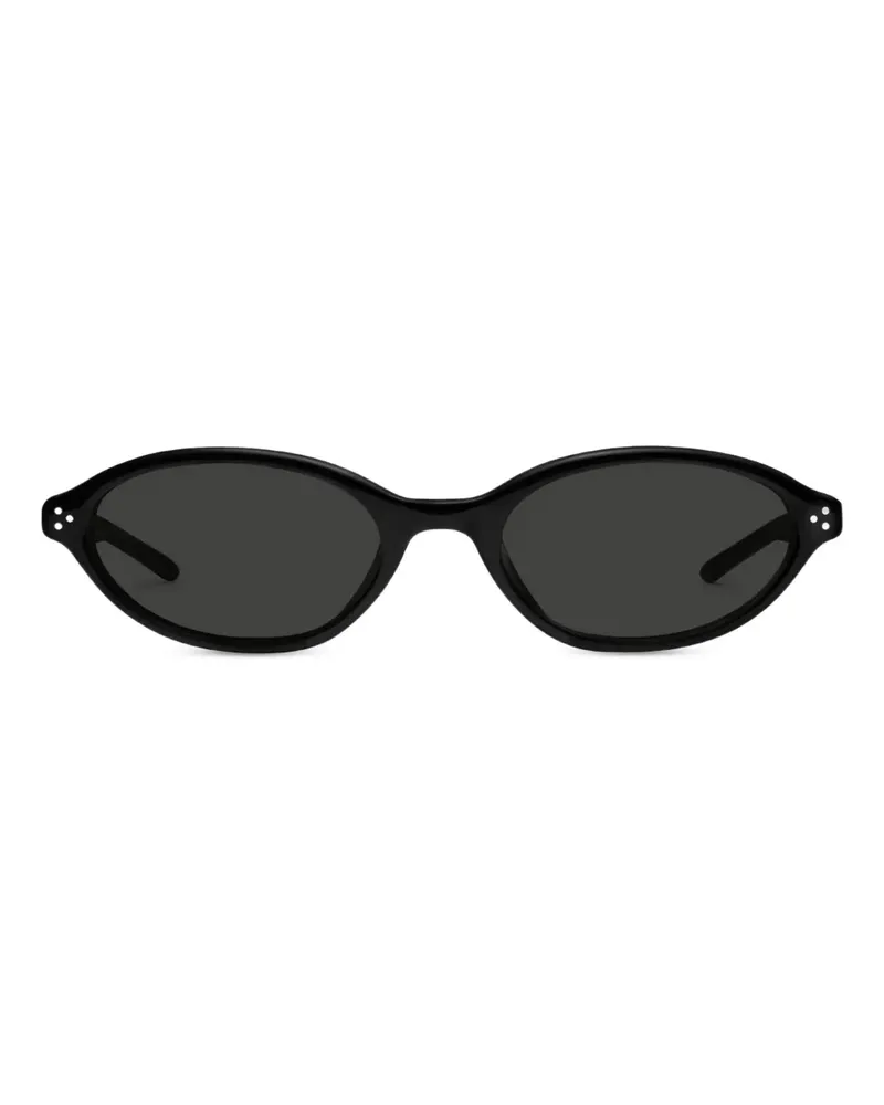 Gentle Monster La Cha 01 Sonnenbrille mit ovalem Gestell - Schwarz Schwarz