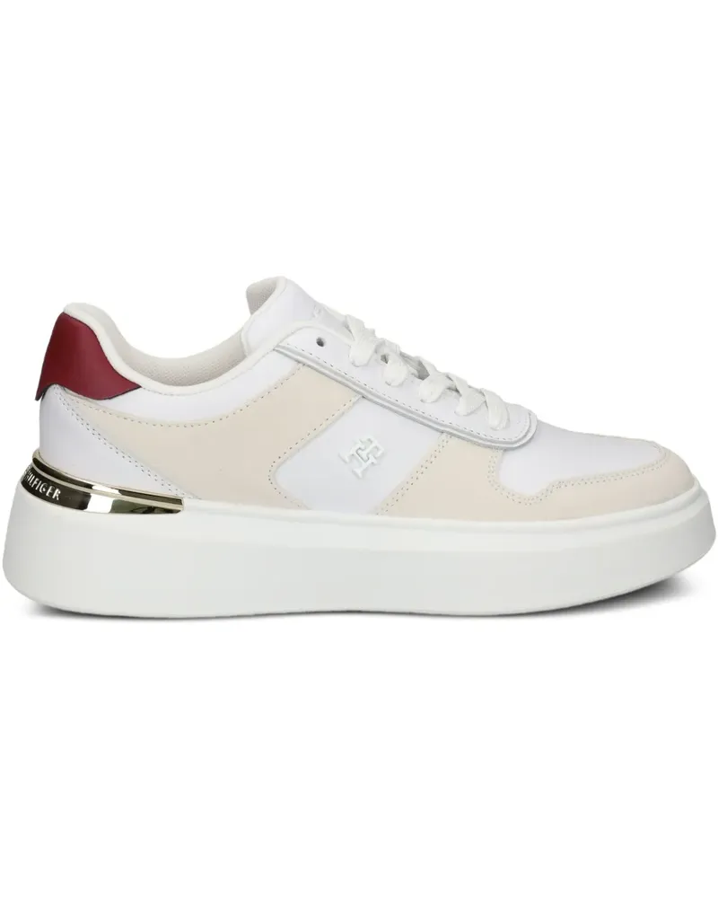Tommy Hilfiger Sneakers mit Plateau - Weiß Weiß