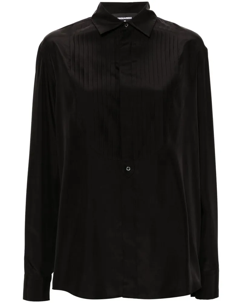 Dsquared2 Dean Hemd - Schwarz Schwarz
