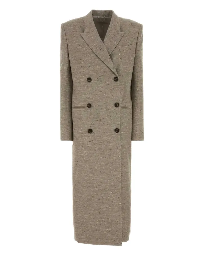 Magda Butrym Doppelreihiger Mantel - Nude Nude