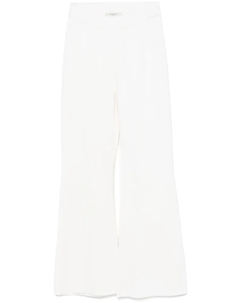 Charlott Ausgestellte Hose - Weiß Weiß