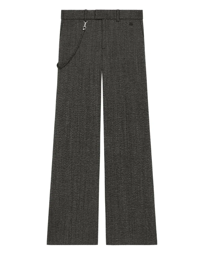 Courrèges Hose mit Riemendetail - Schwarz Schwarz