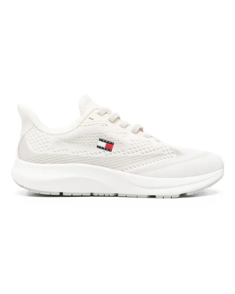 Tommy Hilfiger logo-patch sneakers - Nude Nude