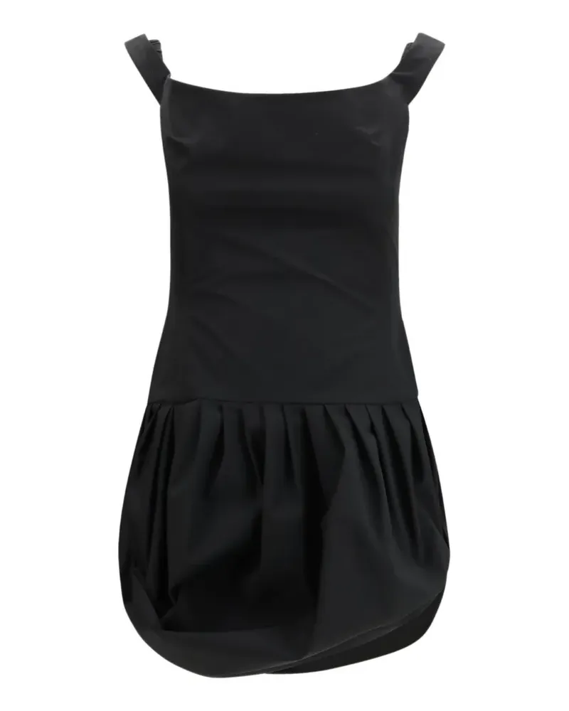 Magda Butrym Schulterfreies Neckholder-Minikleid - Schwarz Schwarz