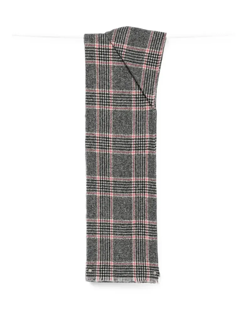 Destin Prince of Wales check scarf - Grau Grau