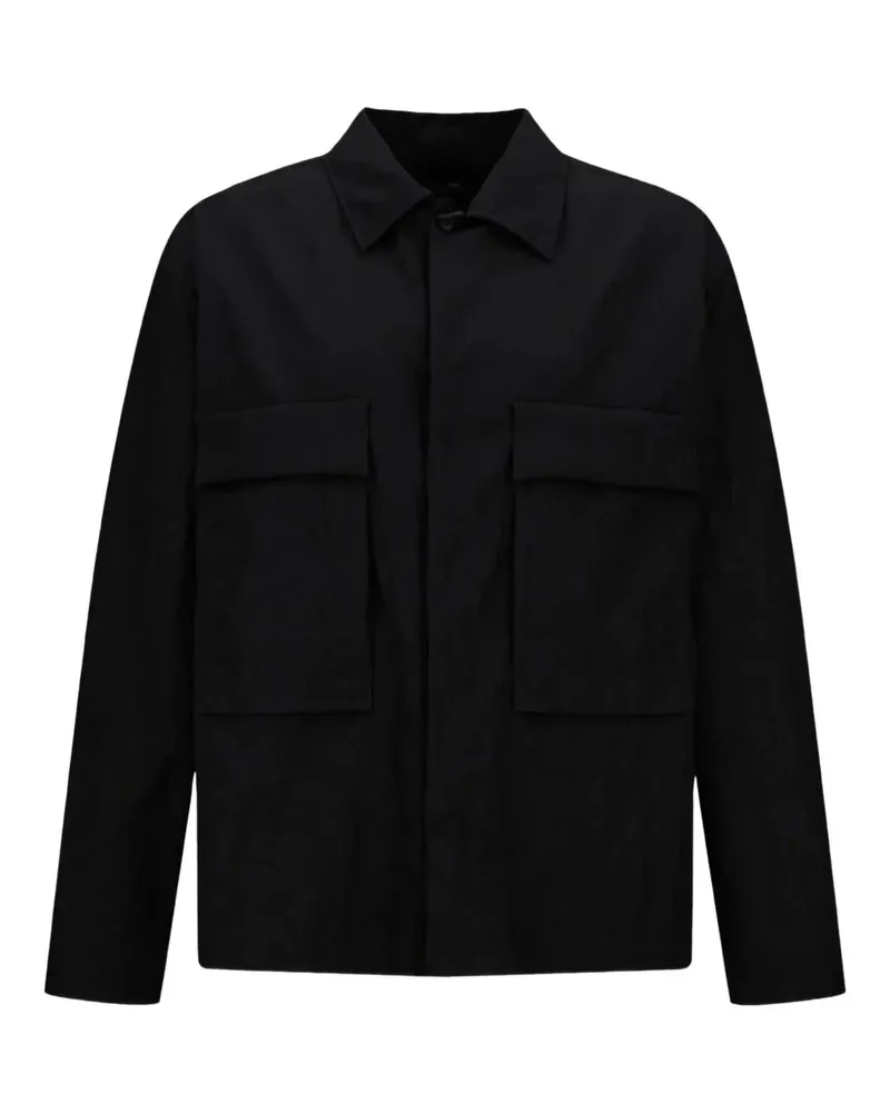 Herno Wasserabweisende Hemdjacke - Schwarz Schwarz