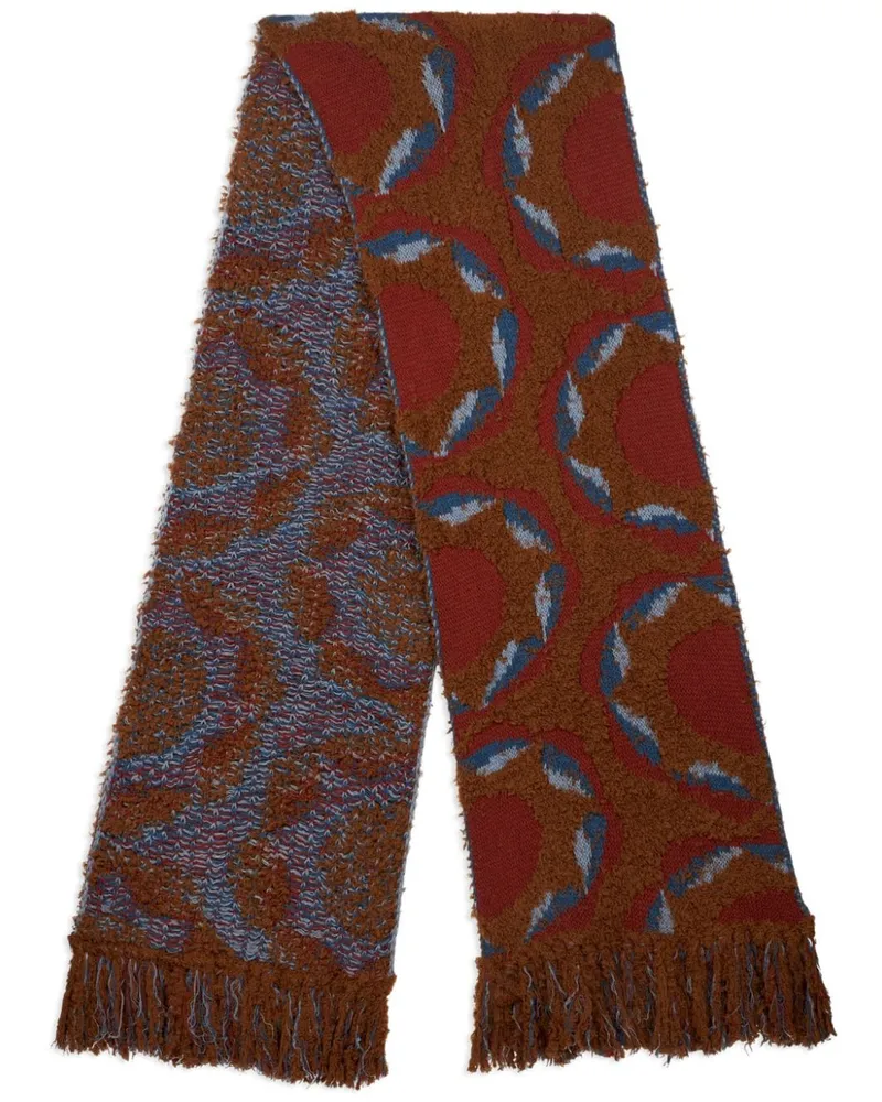 Etro Schal mit Jacquardmuster - Braun Braun