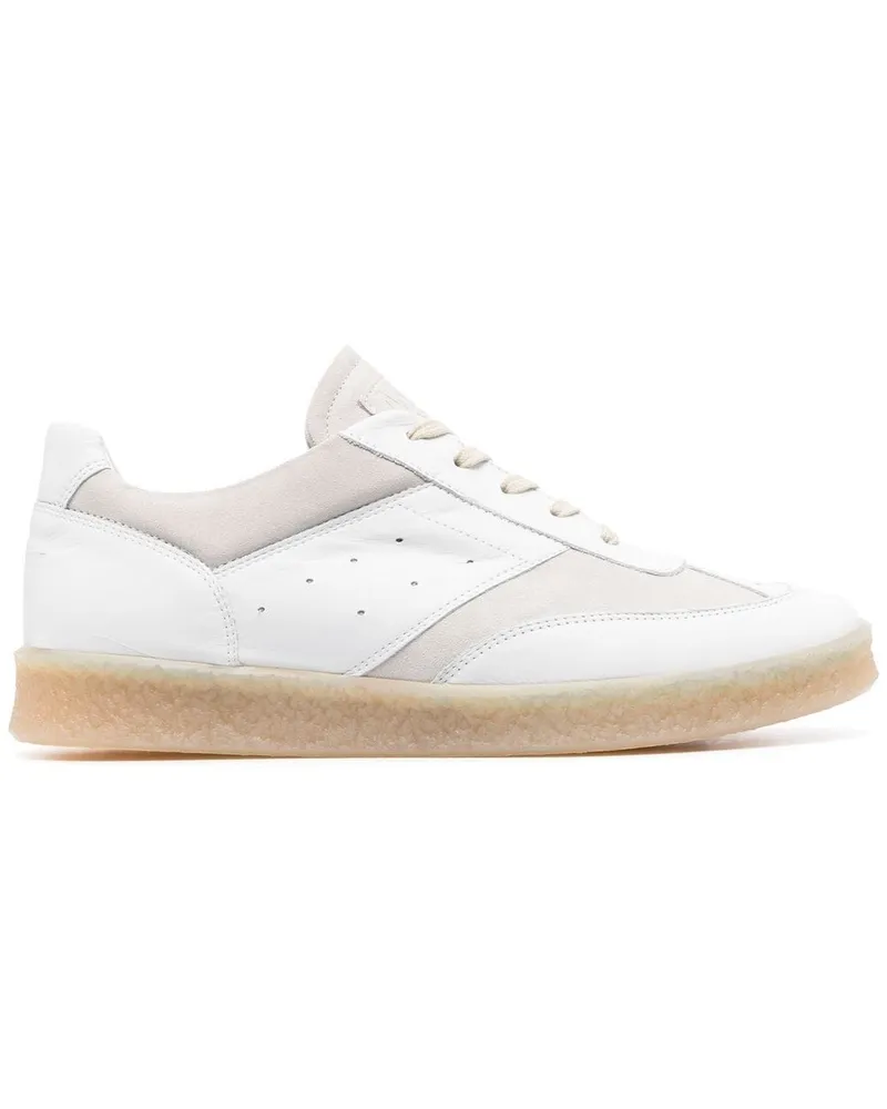 Maison Margiela Sneakers mit Kontrasteinsätzen - Weiß Weiß