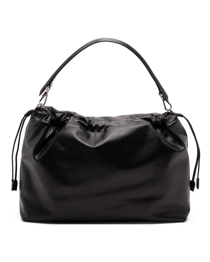 Fendi maxi Flux leather shoulder bag - Schwarz Schwarz