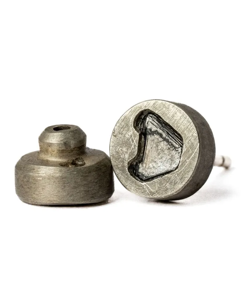 Parts Of Four Ohrstecker mit schwarzem Diamant - Silber Silber