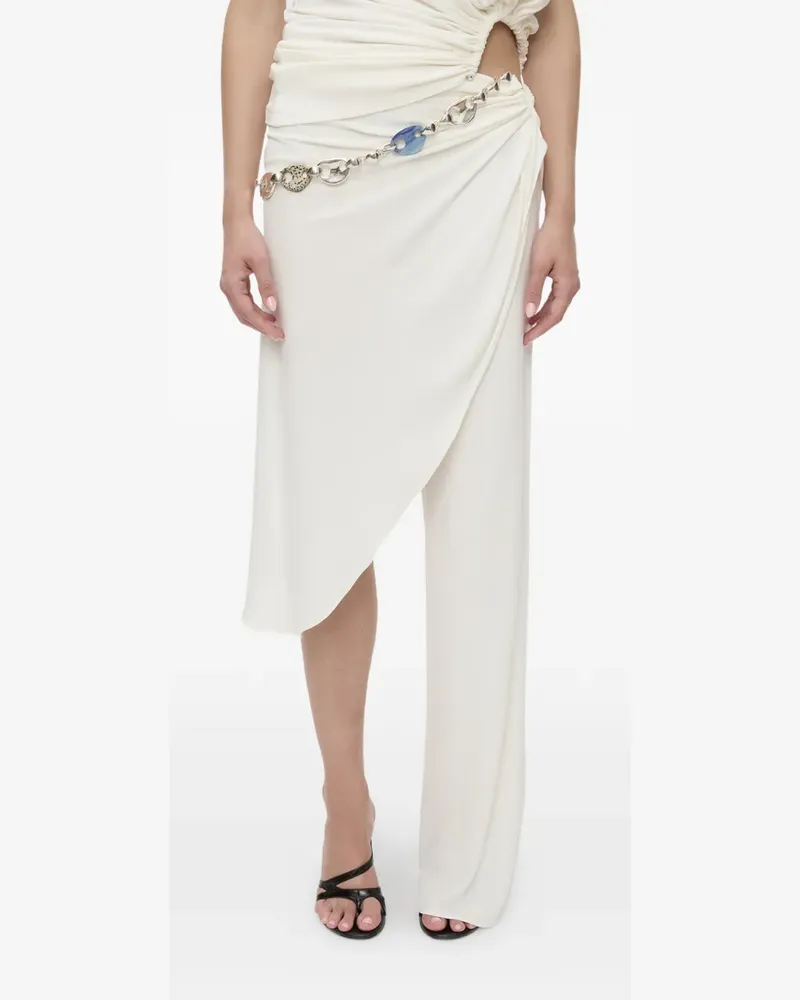 Christopher Esber Drapierte Crystal Hose mit Zopfmuster - Nude Nude