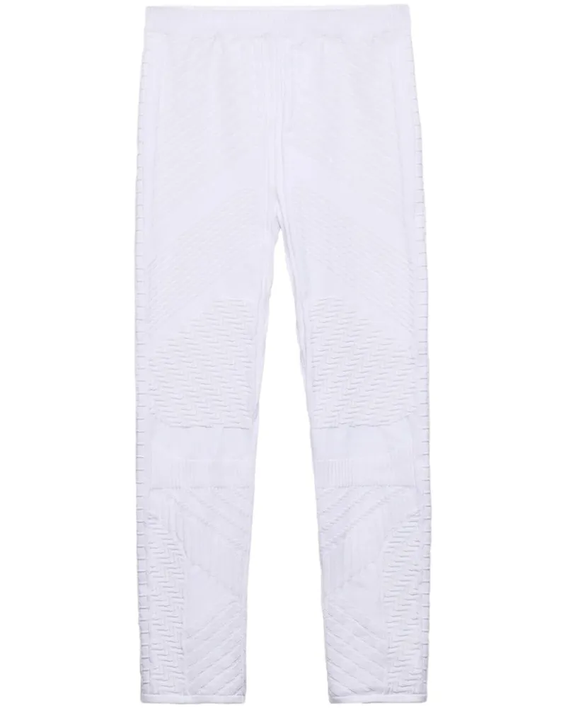 Prada Leggings mit Jacquardeinsätzen - Weiß Weiß