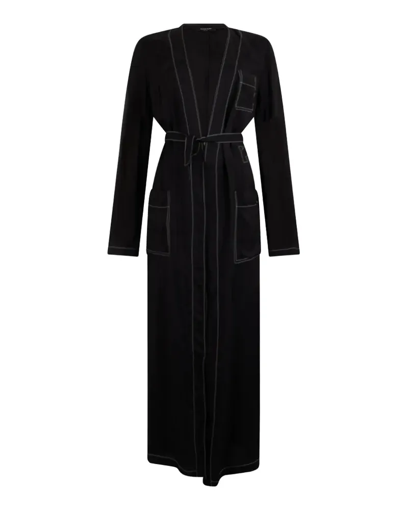 Fabiana Filippi belted maxi dress - Schwarz Schwarz