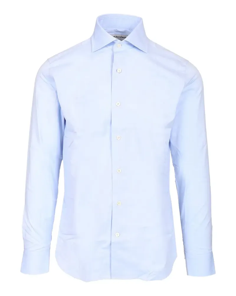 Al Duca D’Aosta 1902 spread-collar shirt - Blau Blau