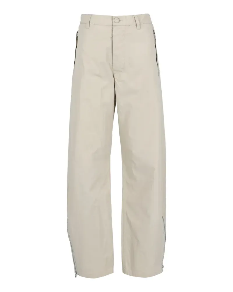 Maison Margiela Hose mit Reißverschlussdetail - Grau Grau