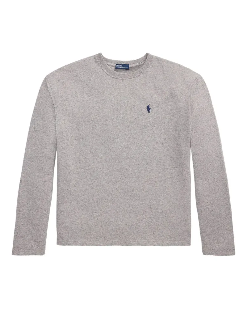 Ralph Lauren Langarmshirt mit Rundhalsausschnitt - Grau Grau