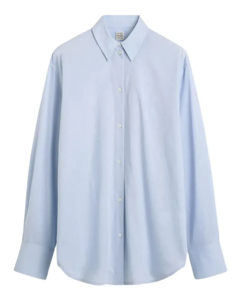 Totême Hemd im Oversized-Look - Blau Blau
