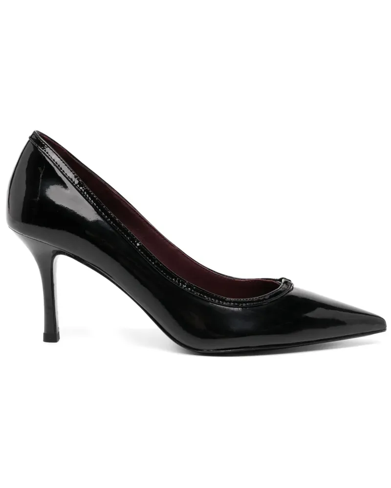Tory Burch Pumps mit Double T-Schnalle 80mm - Schwarz Schwarz