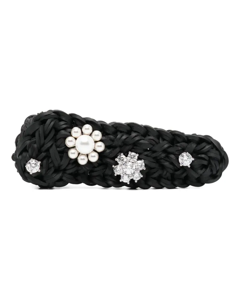 SHUSHU/TONG Haarspange mit Gummiband - Schwarz Schwarz