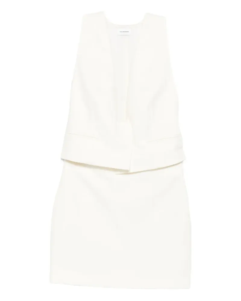 ANDAMANE Ärmelloses Kleid im Layering-Look - Weiß Weiß