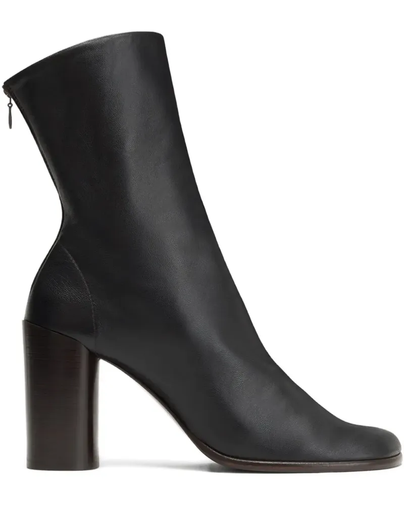 Christophe Lemaire Anatomic Stiefel mit Blockabsatz 80mm - Braun Braun