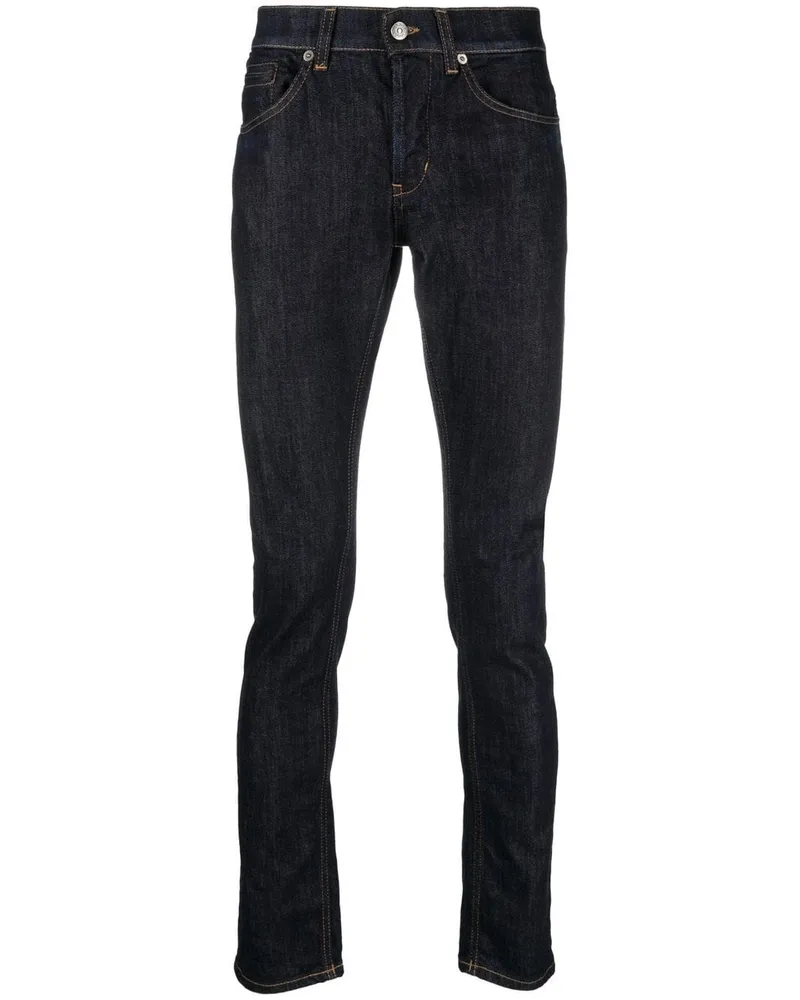 Dondup Klassische Slim-Fit-Jeans - Blau Blau