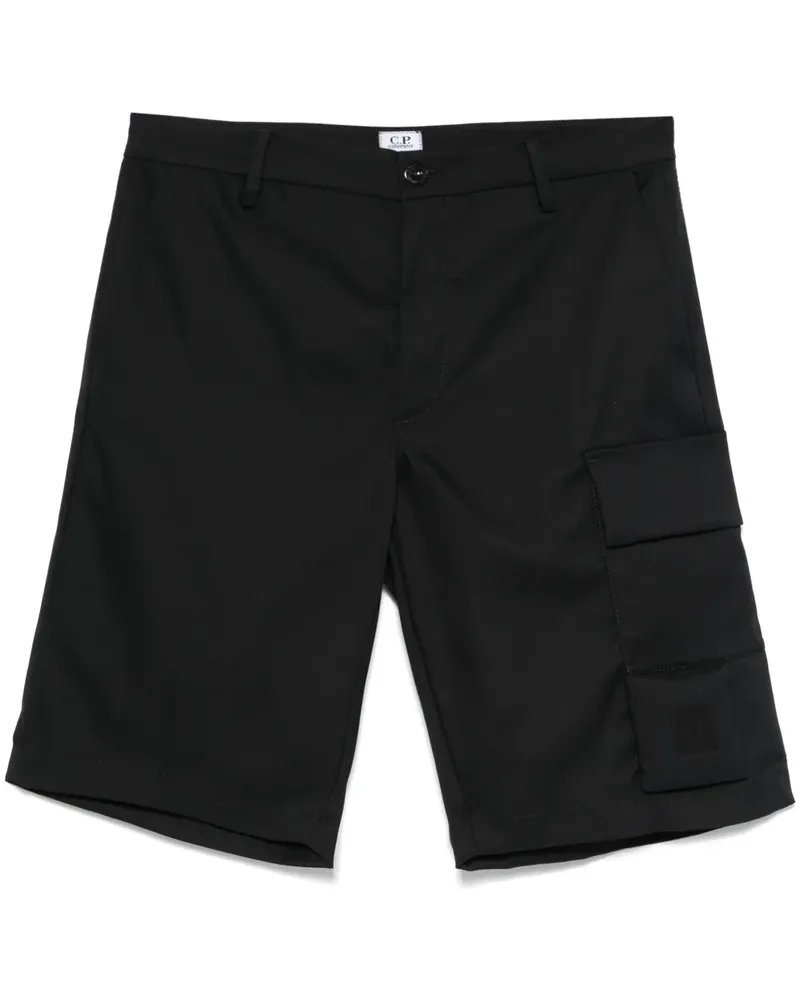 C.P. Company Technical Panama Shorts - Schwarz Schwarz