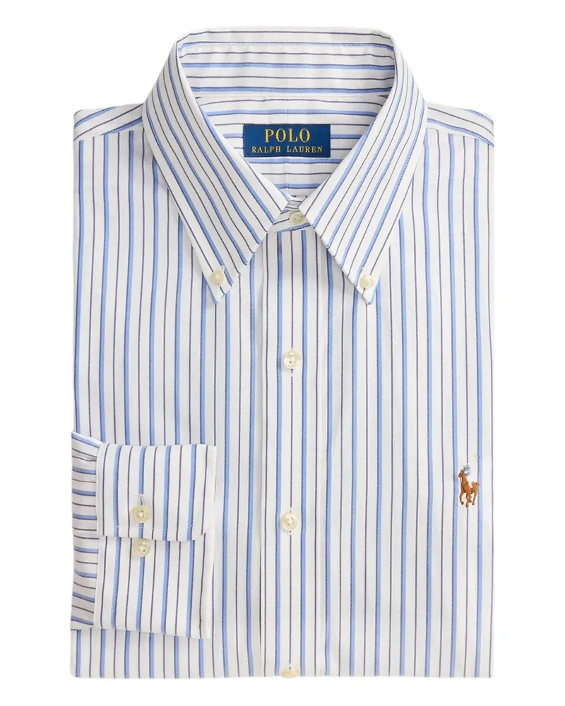 Ralph Lauren Gestreiftes Hemd - Weiß Weiß