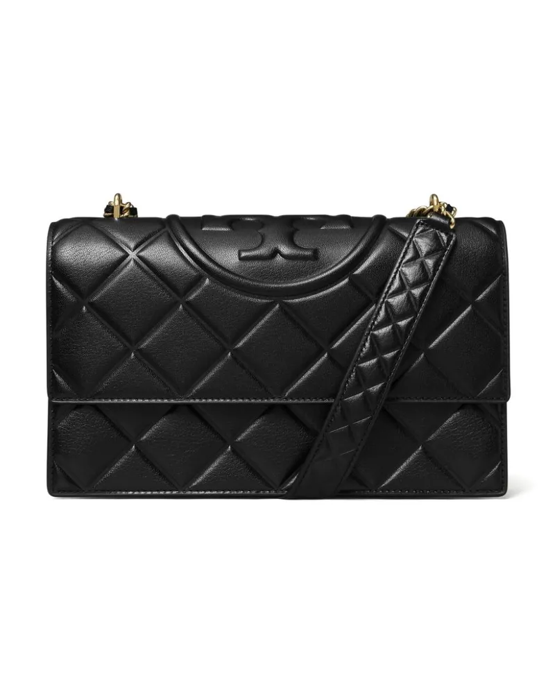 Tory Burch Fleming Schultertasche - Schwarz Schwarz