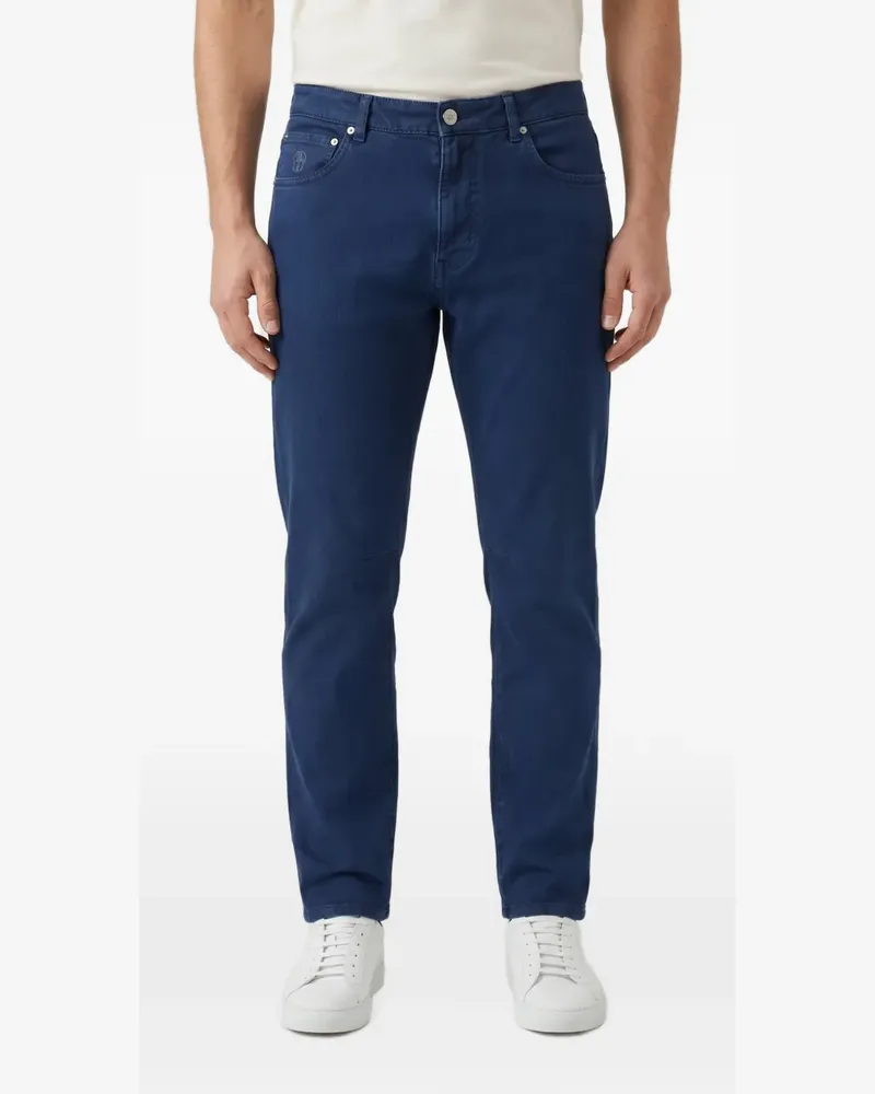 Brunello Cucinelli Gerade Jeans im Five-Pocket-Design - Blau Blau