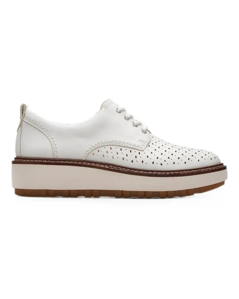 Clarks Orianna Move perforated-leather Derby shoes - Nude Nude