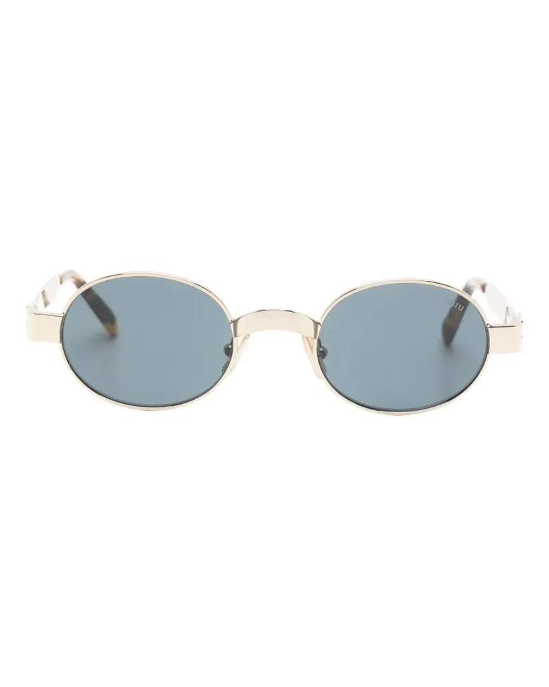 Miu Miu round-frame sunglasses - Gold Gold