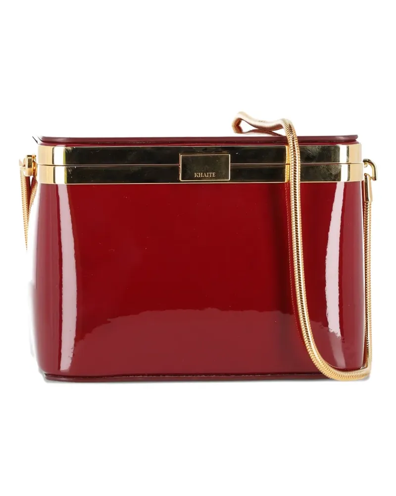 KHAITE Mini Eloise Tote Bag aus Lackleder - Rot Rot