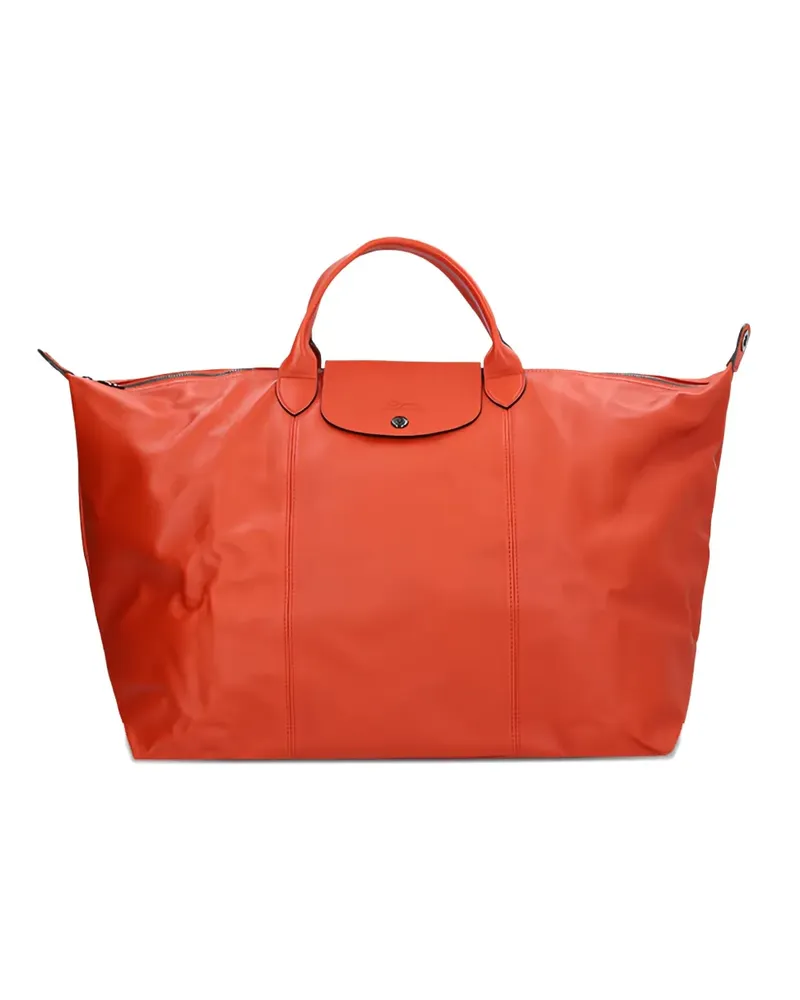 Longchamp Reisetasche mit Lederhenkel - Rot Rot