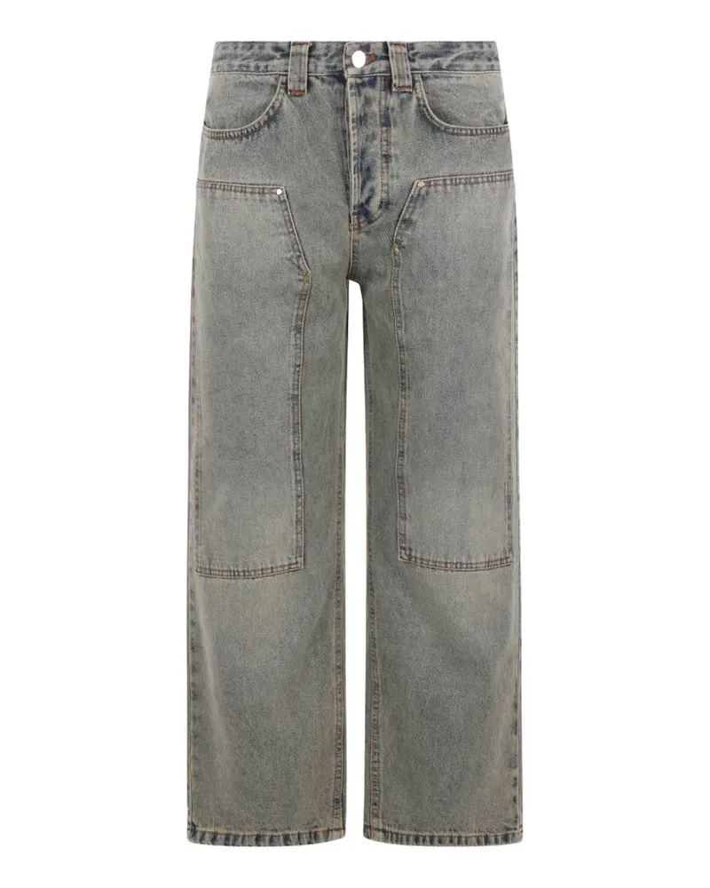 Meta Campania Collective Milton panelled straight-leg jeans - Blau Blau