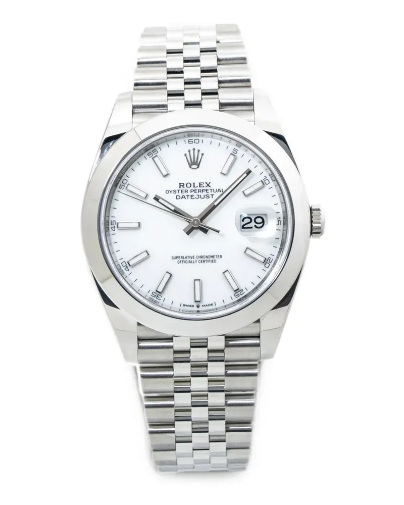 Rolex Datejust 41mm - Weiß Weiß