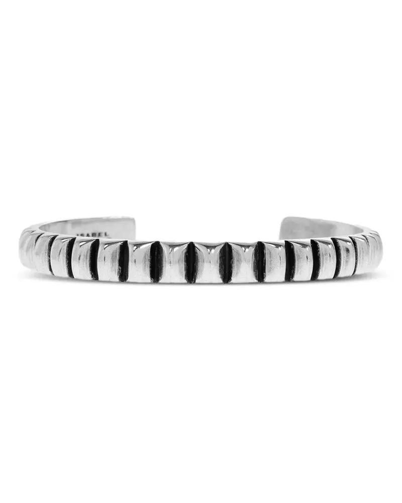 Isabel Marant Geriffeltes Armband - Silber Silber