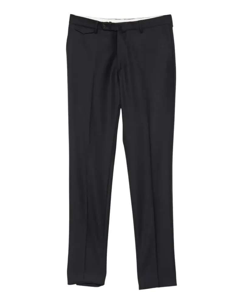 Tagliatore Klassische Hose mit Bügelfalten - Schwarz Schwarz