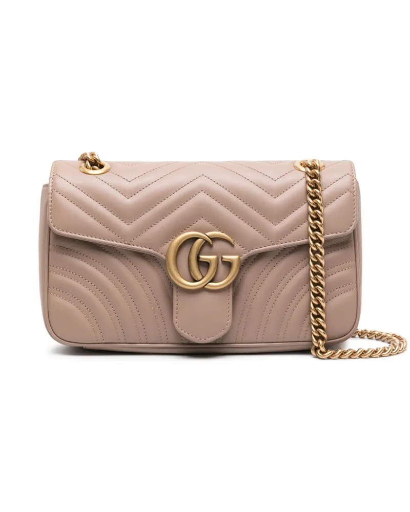 Gucci Kleine GG Marmont Umhängetasche - Rosa Rosa