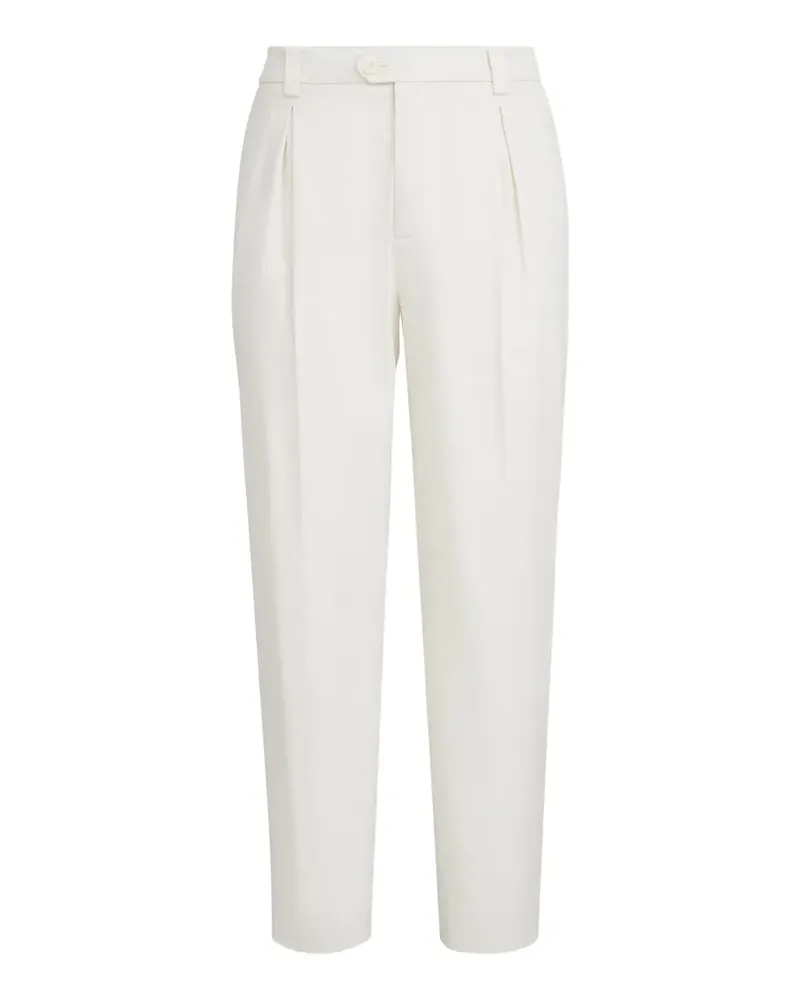 Brunello Cucinelli Hose mit Bügelfalten - Nude Nude