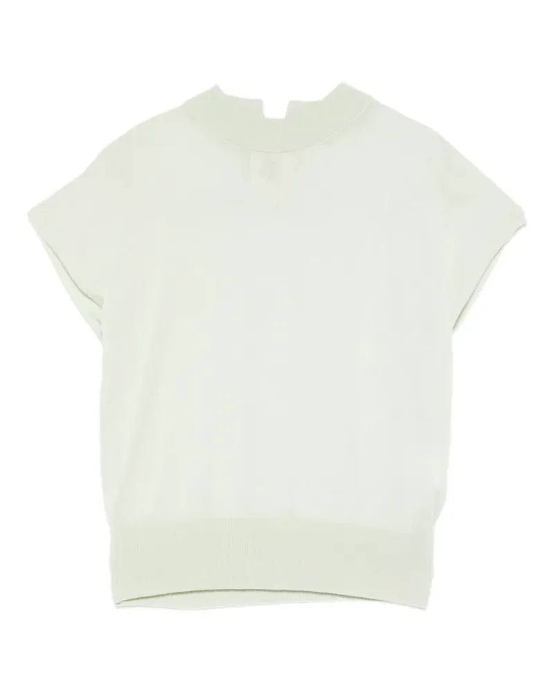 Semicouture crew-neck vest - Grün Grün