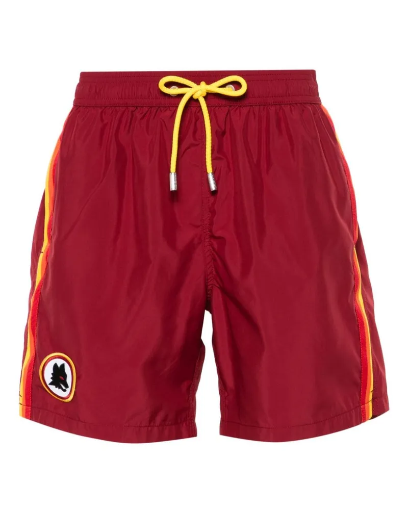 MC2 Saint Barth x AS Roma Badeshorts Rot