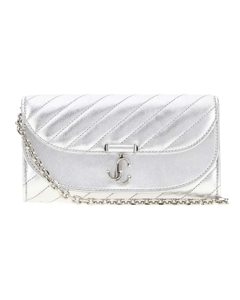 Jimmy Choo Avenue quilted wallet bag - Metallic Metallic