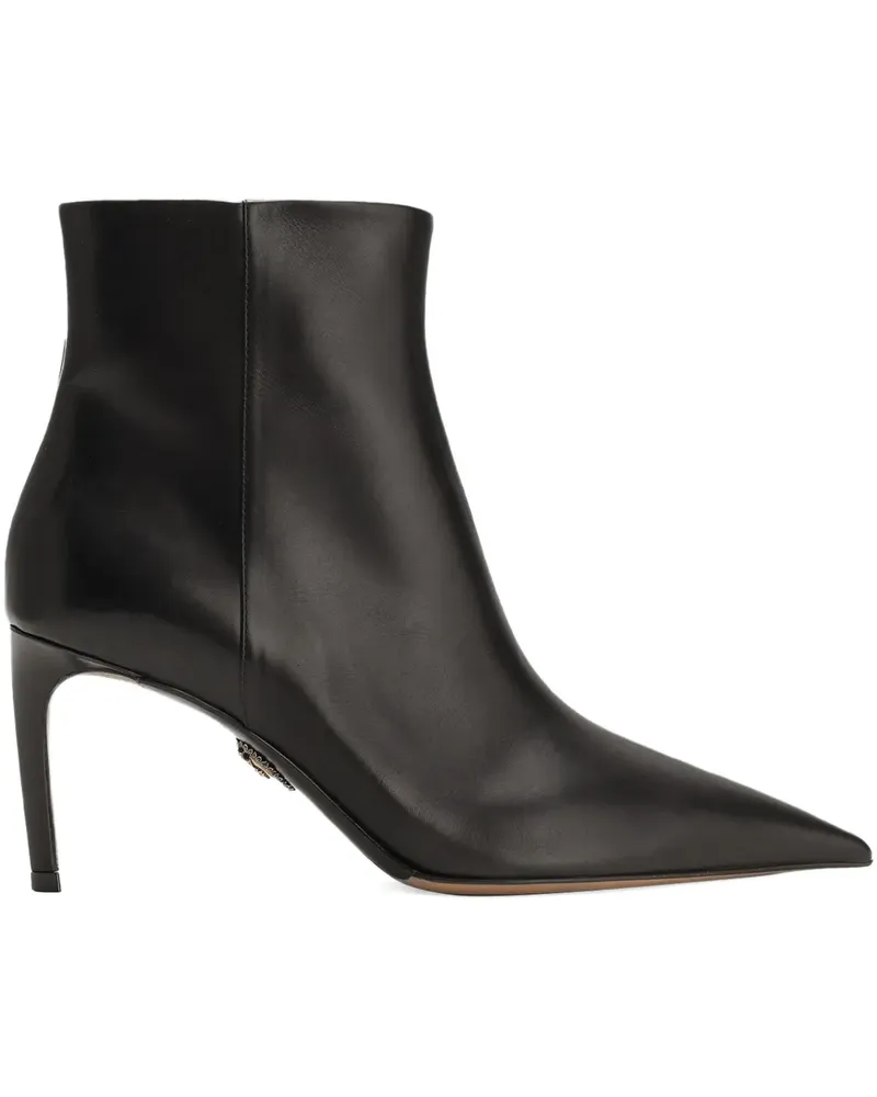 Dolce & Gabbana Devotion Stiefeletten mit spitzer Kappe 75mm - Schwarz Schwarz