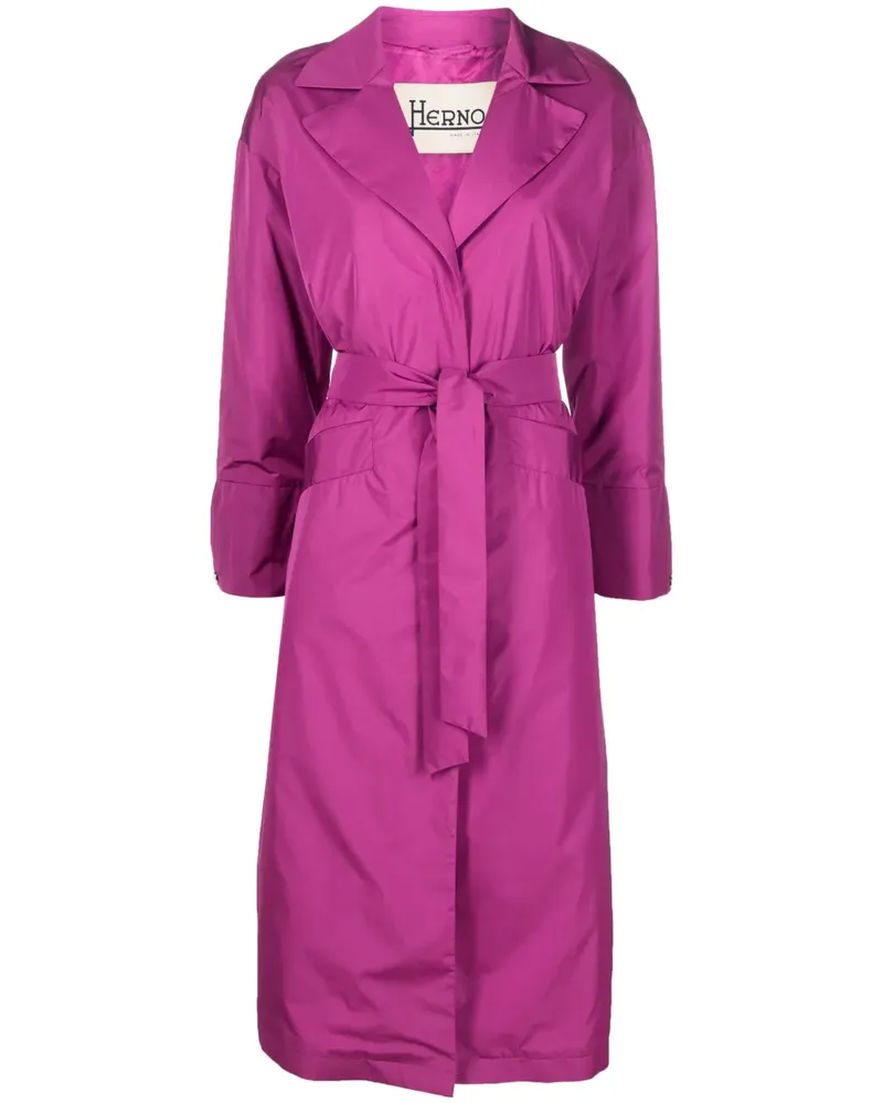 Herno Trenchcoat mit Gürtel - Rosa Rosa